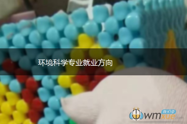 环境科学专业就业方向