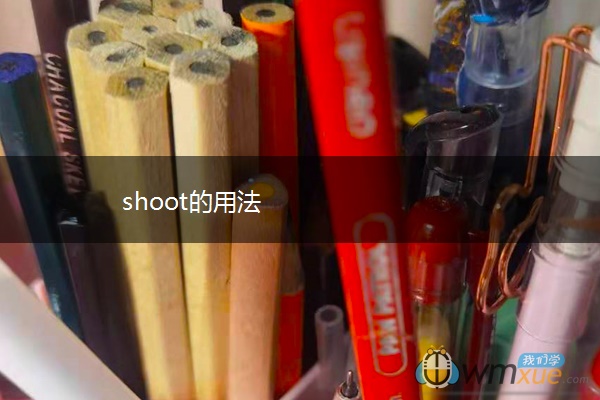 shoot的用法