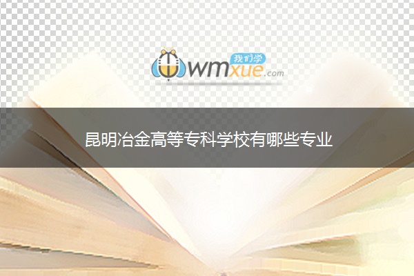 昆明冶金高等专科学校有哪些专业