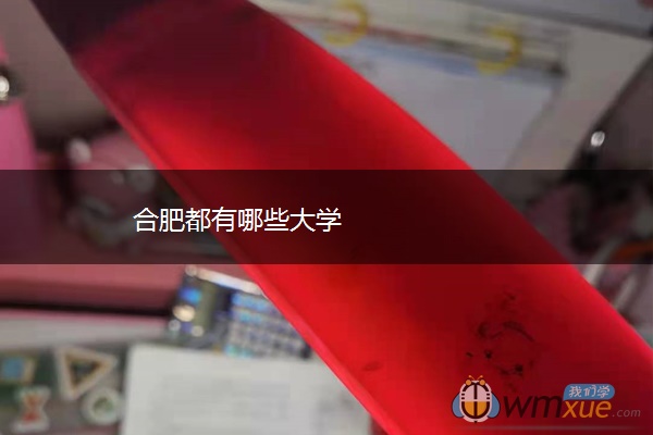 合肥都有哪些大学 合肥都有哪些大学