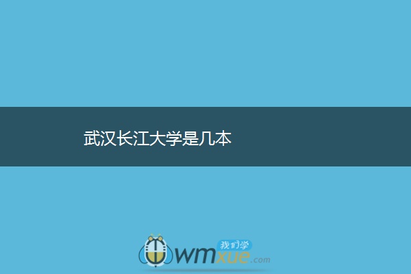 武汉长江大学是几本