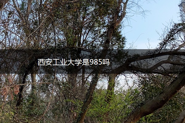 西安工业大学是985吗