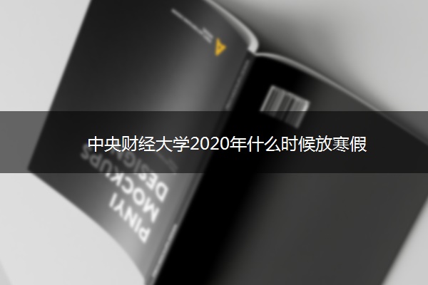 ​中央财经大学2020年什么时候放寒假