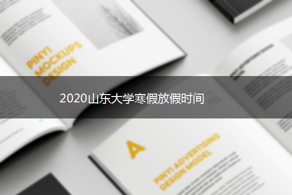 2020山东大学寒假放假时间