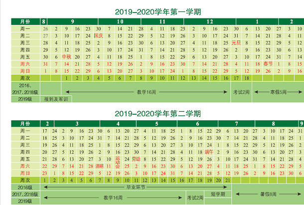江南大学寒假放假时间2020