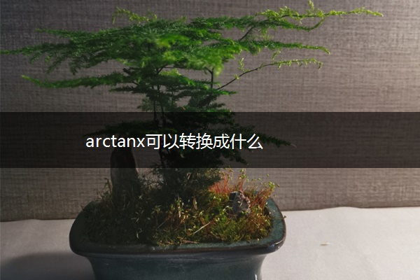 arctanx可以转换成什么