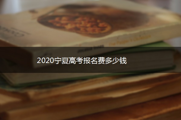 2020宁夏高考报名费多少钱