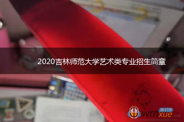 2020吉林师范大学艺术类专业招生简章