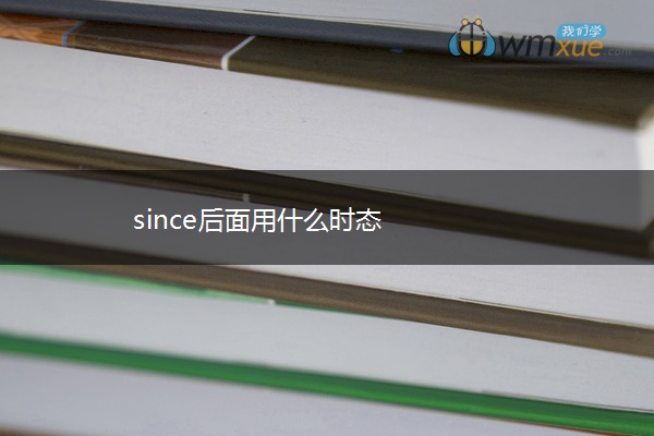 since后面用什么时态
