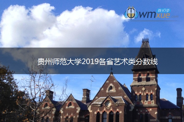 贵州师范大学2019各省艺术类分数线