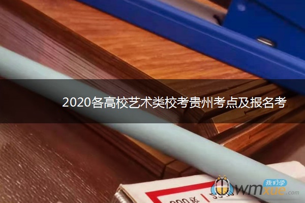 2020各高校艺术类校考贵州考点及报名考试时间