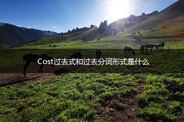 Cost过去式和过去分词形式是什么