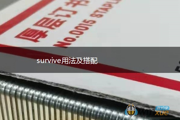 survive用法及搭配 survive用法及搭配