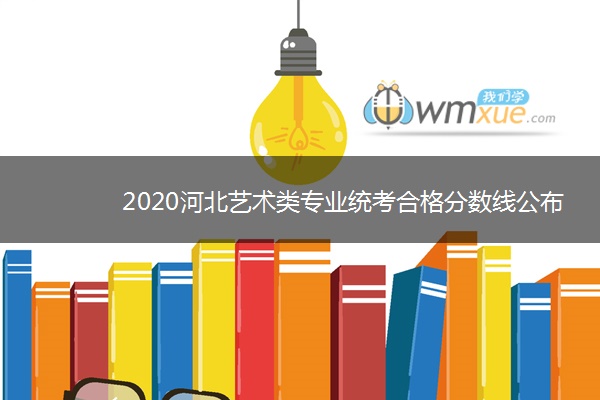 2020河北艺术类专业统考合格分数线公布