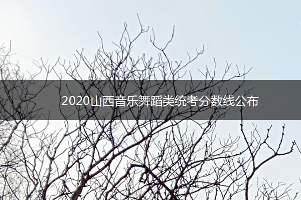 2020山西音乐舞蹈类统考分数线公布