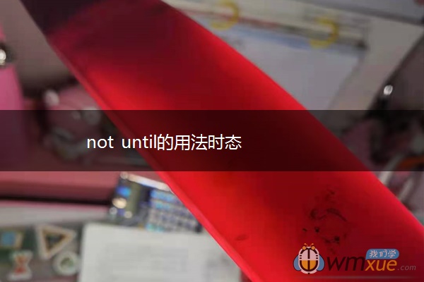 not until的用法时态