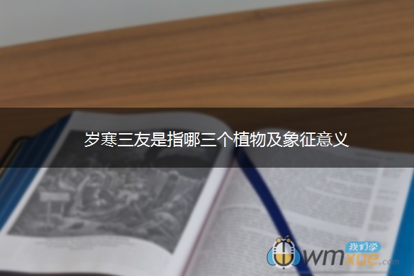 岁寒三友是指哪三个植物及象征意义