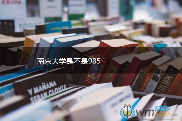南京大学是不是985