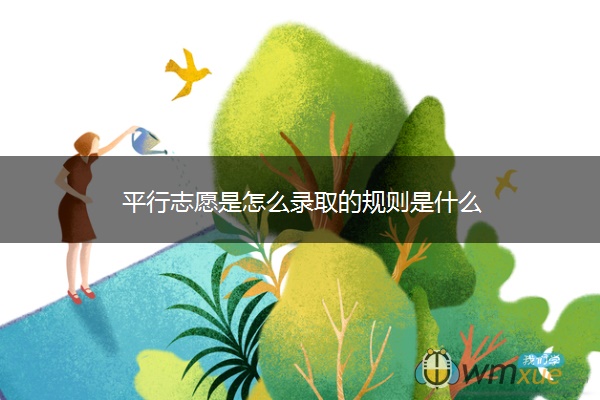 平行志愿是怎么录取的规则是什么