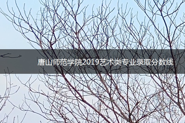 唐山师范学院2019艺术类专业录取分数线