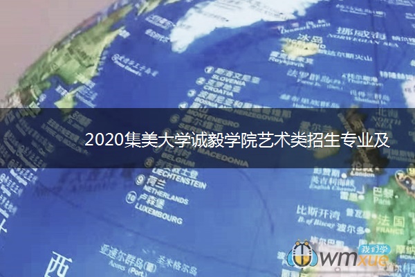 2020集美大学诚毅学院艺术类招生专业及计划