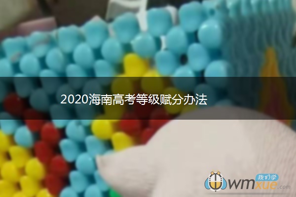 2020海南高考等级赋分办法