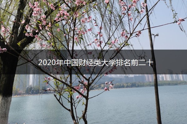 2020年中国财经类大学排名前二十