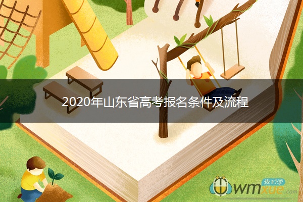 2020年山东省高考报名条件及流程