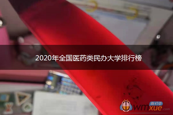 2020年全国医药类民办大学排行榜