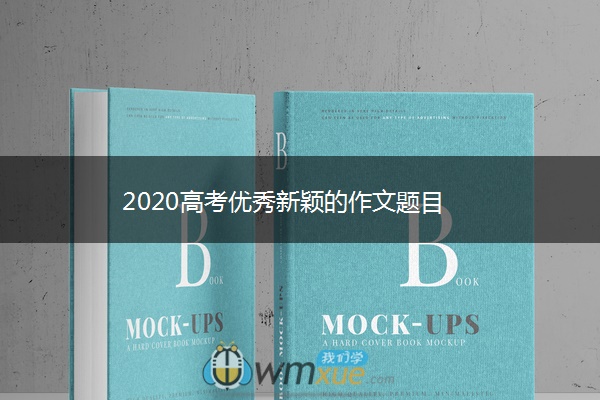 2020高考优秀新颖的作文题目