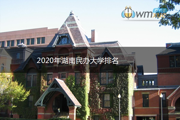 2020年湖南民办大学排名