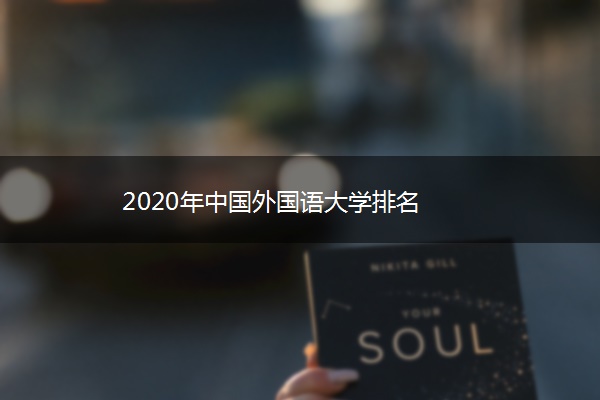 2020年中国外国语大学排名