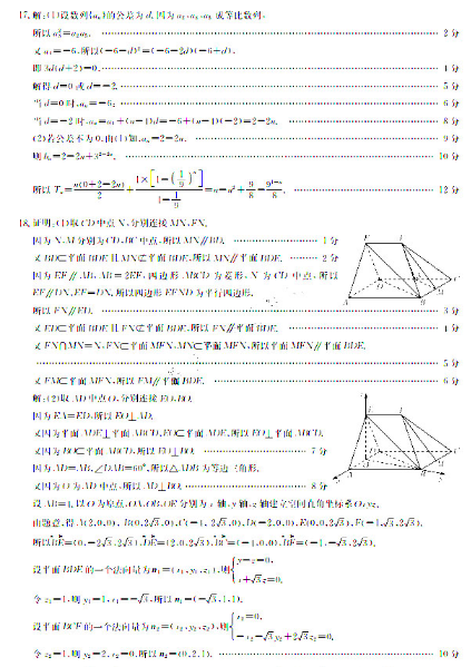 2020全国高考理科数学冲刺押题密题(含答案)