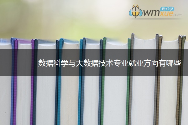 数据科学与大数据技术专业就业方向有哪些