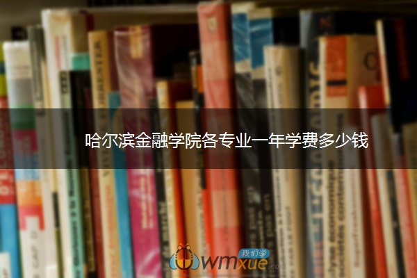 哈尔滨金融学院各专业一年学费多少钱