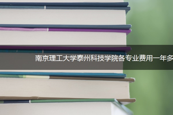 南京理工大学泰州科技学院各专业费用一年多少钱