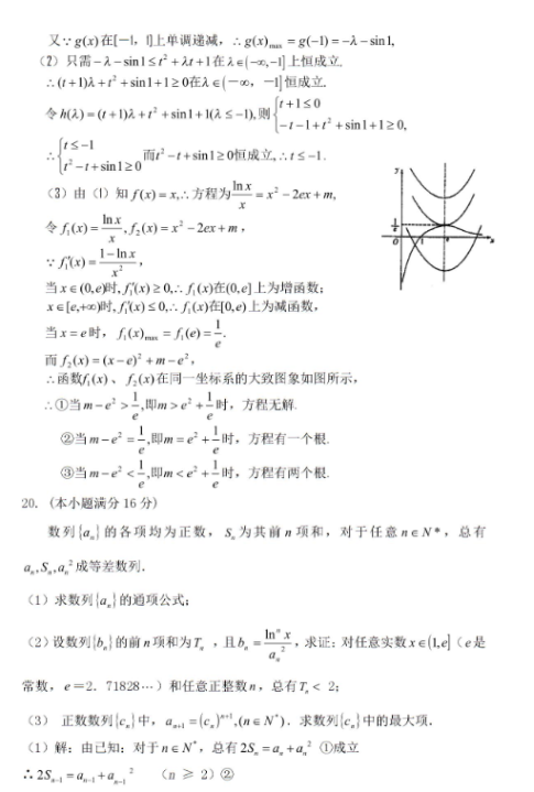 2020年全国高考数学押题卷