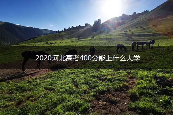 2020河北高考400分能上什么大学