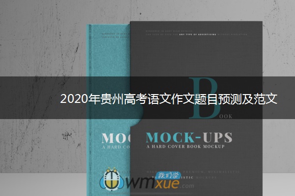 2020年贵州高考语文作文题目预测及范文