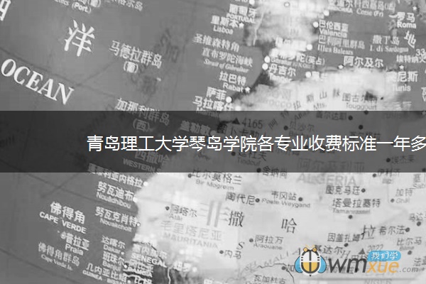 青岛理工大学琴岛学院各专业收费标准一年多少钱