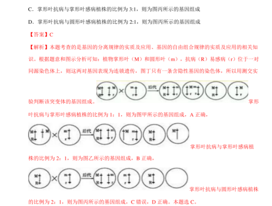 2020高考生物冲刺全真模拟卷【含答案】