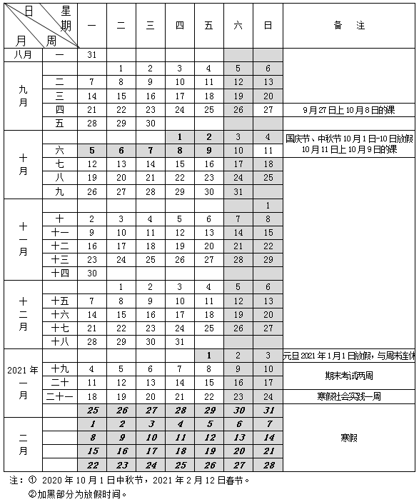 2020河北省大学什么时候开学