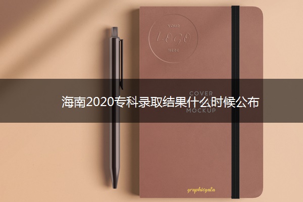 海南2020专科录取结果什么时候公布