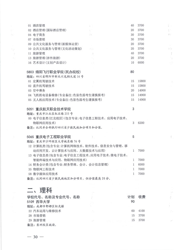 关于做好我省2020年普通高校专科层次补录志愿填报工作的通知