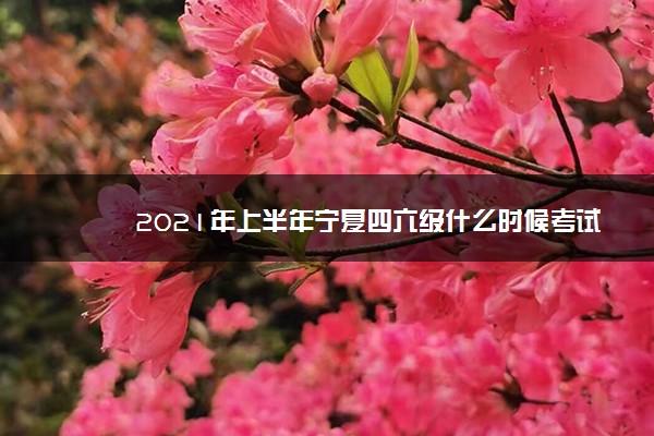 2021年上半年宁夏四六级什么时候考试