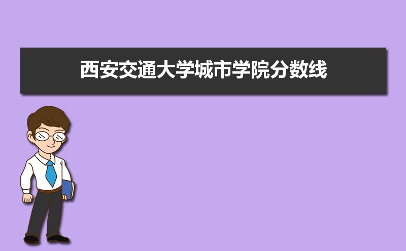 西安交通大学城市学院录取分数线2020是多少分(附历年录取分数线)